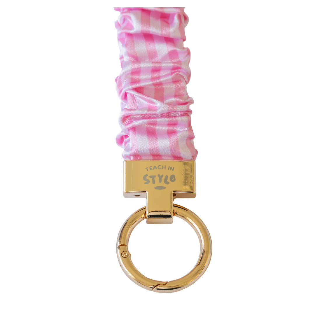 Pretty in Pink Scrunchie Lanyard