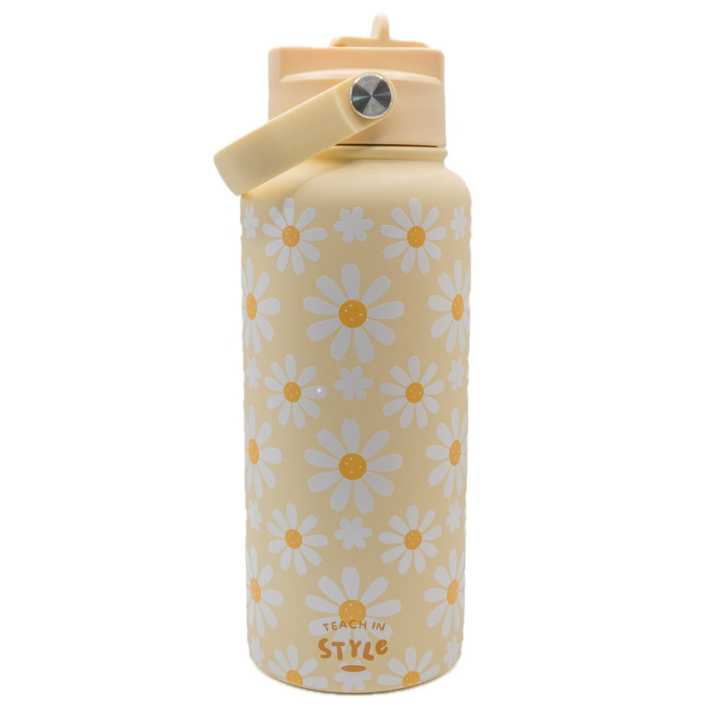 Sunshine Daisy Water Bottle & Coffee Tumbler Bundle