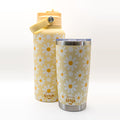 Sunshine Daisy Water Bottle & Coffee Tumbler Bundle