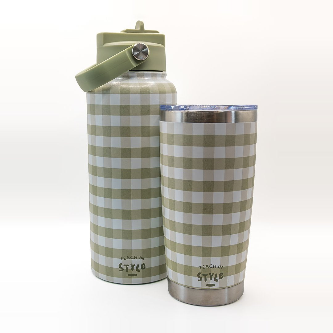 Sage & Sweet Water Bottle & Coffee Tumbler Bundle
